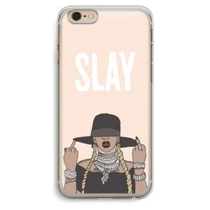 Slay All Day: iPhone 6 Plus / 6S Plus Transparant Hoesje