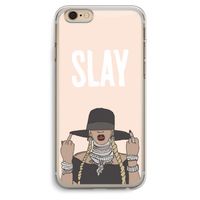 Slay All Day: iPhone 6 Plus / 6S Plus Transparant Hoesje