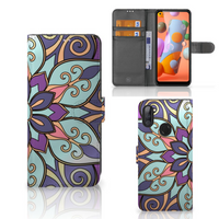 Samsung Galaxy M11 | A11 Hoesje Purple Flower