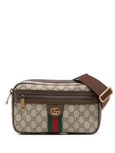 Gucci sac banane à motif Ophidia GG - Marron