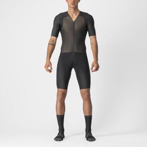 Castelli BTW speedsuit korte mouw zwart heren L