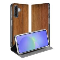 Book Wallet Case Samsung Galaxy A17 Donker Hout