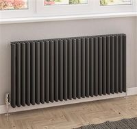 Eastbrook Witney radiator 85x60cm aluminium 1437W antraciet - thumbnail