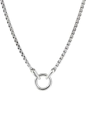 David Yurman collier Smooth Amulet à maille vénitienne en argent sterling (2,7 mm)