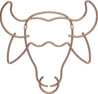 Tomado-Metaltex Tomado metaltex kapstok safari buffalo meerdere jassen sterke kwaliteit inclusief bevestigingsmateriaal