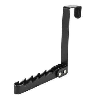 Deurhaak inklapbaar - zwart - metaal - ophanghaakjes - deurkapstok Deurhaak inklapbaar - zwart - metaal - ophanghaakjes - deurkapstok