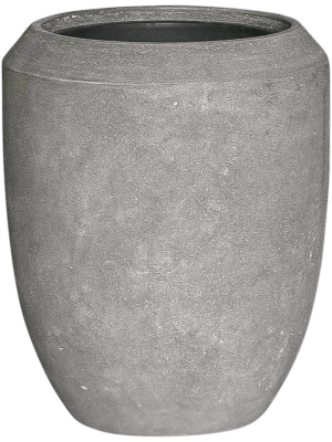 Baq Polystone Coated Plain Coppa Raw Grey (met inzetbak), 45x55cm
