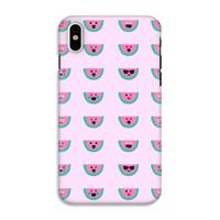 Smiley watermeloenprint: iPhone X Tough Case