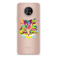 Nokia G50 Telefoonhoesje met Naam Cat Color