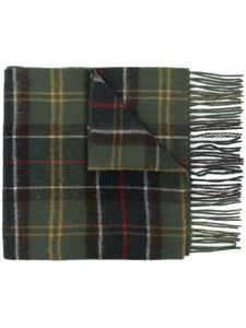 Barbour écharpe en laine à motif tartan - Vert