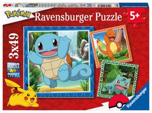 Ravensburger puzzel 3x49 stukjes pokemon