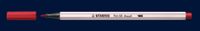 STABILO Pen 68 brush, premium brush viltstift, heide paars, per stuk - thumbnail