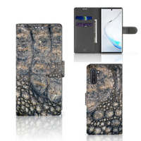 Samsung Galaxy Note 10 Telefoonhoesje met Pasjes Krokodillenprint