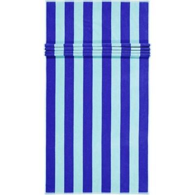 Cawö Cawo Beach Tropical Streifen Strandlaken 80x180 aqua