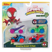 Jazwares Spidey and friends - metalen voertuigen, 4dlg. Jazwares Spidey and friends - metalen voertuigen, 4dlg.