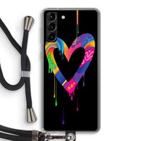 Melts My Heart: Samsung Galaxy S21 Plus Transparant Hoesje met koord