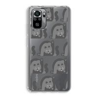 Cats: Xiaomi Redmi Note 10S Transparant Hoesje