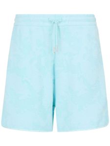 Armani Exchange short de sport en tissu éponge - Bleu