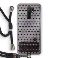 Hartjes: Xiaomi Redmi 9 Transparant Hoesje met koord