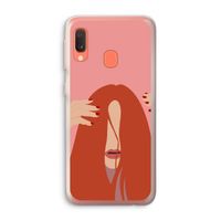 Woke up like this: Samsung Galaxy A20e Transparant Hoesje