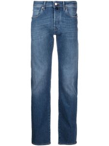 Incotex jean skinny à taille mi-haute - Bleu