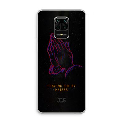 Praying For My Haters: Xiaomi Redmi Note 10 Lite Transparant Hoesje