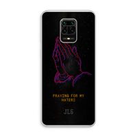 Praying For My Haters: Xiaomi Redmi Note 10 Lite Transparant Hoesje