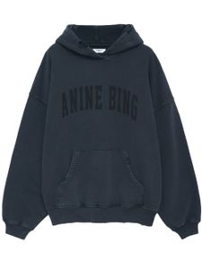 ANINE BING hoodie Harvey à logo imprimé - Noir