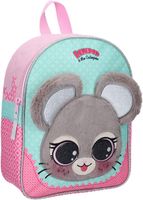 Lulupop & the Cutiepies rugzak muis meisjes 9,3 liter polyester roze/grijs - thumbnail