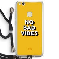 No Bad Vibes: Huawei Ascend P10 Lite Transparant Hoesje met koord