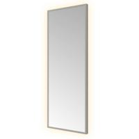 Hotbath &More Mirrors Square LED Badkamerspiegel - Rechthoek - 80 x 30 cm - Geborsteld Gunmetal