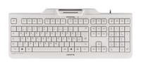 CHERRY KC 1000 SC toetsenbord Universeel USB AZERTY Belgisch Wit