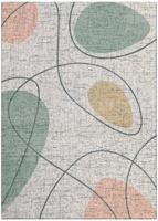 Jackie And The Fish - Vloerkleed My Bubble Green Pink (outlet) - 170x240 cm
