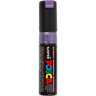Uni-Posca Posca marker, afm pc-8k, lijndikte 8 mm, breed, metallic violet, 1 stuk