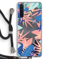 Tropisch: Oppo A91 Transparant Hoesje met koord