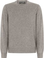 Dolce & Gabbana pull en cachemire à col rond - Gris