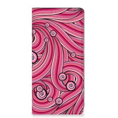 OPPO A54 5G | A74 5G | A93 5G | Bookcase | Swirl Pink