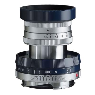 Voigtländer Lanthar 50mm F/3.5 Typ I Leica M-mount, marineblauw