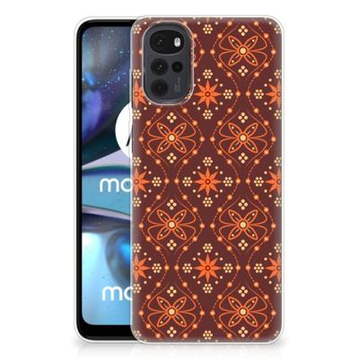 Motorola Moto G22 | TPU bumper | Batik Brown