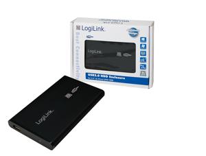 LogiLink UA0041B behuizing voor opslagstations Zwart 2.5" Stroomvoorziening via USB