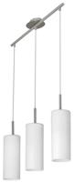 Eglo Hanglamp Troy 3 3-lichts metaalgrijs met wit 85978