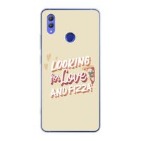 Pizza is the answer: Honor Note 10 Transparant Hoesje