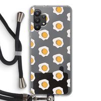 Bacon to my eggs #1: Samsung Galaxy A32 5G Transparant Hoesje met koord