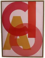 Kersten wanddecoratie papier ciao 60x3.8cm multi