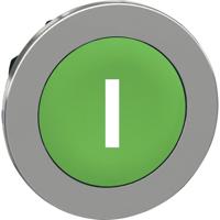 Schneider Electric ZB4FA331 ZB4FA331 Plat, Terugstelbaar (Ø) 30.5 mm I Chroom, Groen 1 stuk(s)