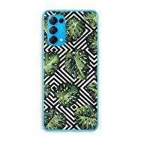Geometrische jungle: Oppo Find X3 Lite Transparant Hoesje