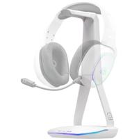 Headset/headsetstandaard - THE G-LAB - K-STAND HYDROGEN - 2 USB-poorten - Wit