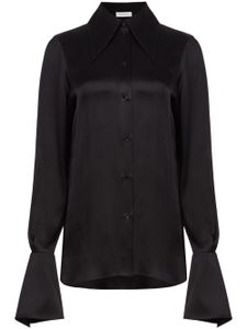 Nina Ricci chemise satiné - Noir