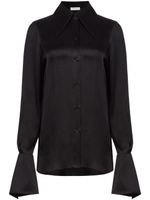 Nina Ricci chemise satiné - Noir - thumbnail