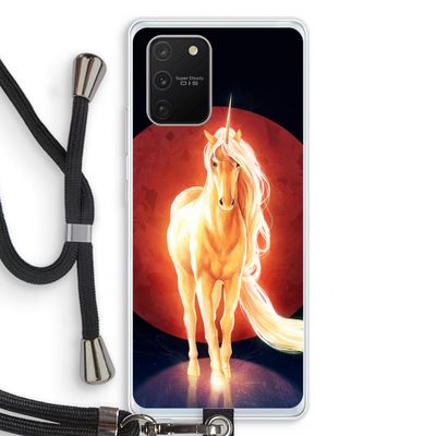 Last Unicorn: Samsung Galaxy S10 Lite Transparant Hoesje met koord